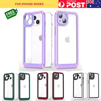 $8.91 • Buy Phone Case IPhone 14 13 12 Pro Max X XS Mini Shockproof Silicone Cover Hard OZ