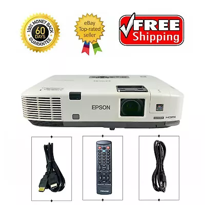 Epson PowerLite 1925W 3LCD Projector Professional 4000 ANSI H314A HDMI W/bundle • $289