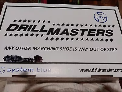 Drillmasters Marching Shoes Black Unisex Size Men’s 8.5 Women’s 10.5 Rolled Heel • $45