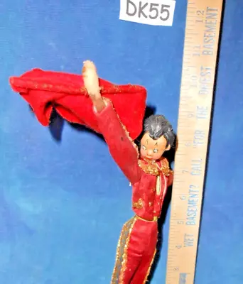 Vintage 50s Klumpe Roldan Spain Matador Spanish Doll DK55 • $9.99