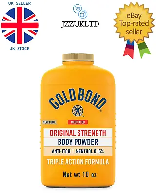 Gold Bond Medicated Original Strength Body Powder Triple Action Formula - 10 Oz • £19.49