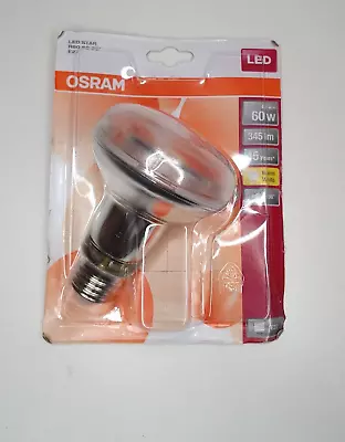 OSRAM LED STAR R80 60 E27 60W LAMP Bulb Warm White 2700K • £5