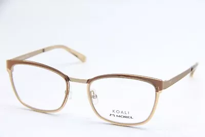 New Morel Koali 20054k Pd15 Brown Peach Authentic Eyeglasses 54-20 • $79.21