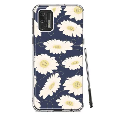 Mundaze Case For Motorola Moto G Stylus 2021 Cute White Daisies Blue • $12.74