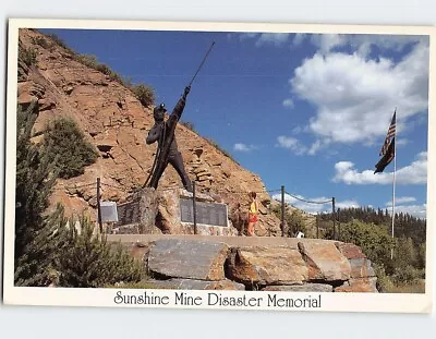 Postcard Sunshine Mine Disaster Memorial Kellogg Idaho • £7.97