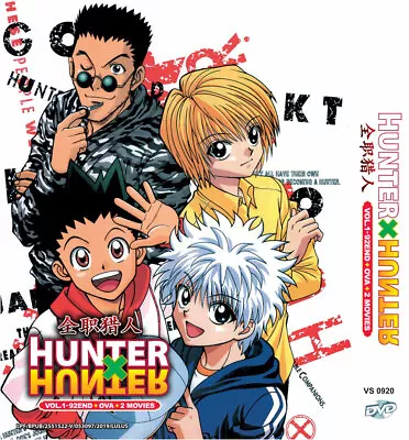 Anime Dvd Hunter X Hunter (1999) Season 1 Vol.1-92 End + 2 Ova + Movie~eng Subs~ • $29.69