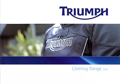 £15.53 • Buy Triumph Clothing Range Catalog 2005 D Leather Clothing Gloves Boots Shirts