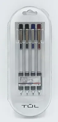 $12.45 • Buy TUL BP Series Ballpoint Pens, Med Point, 1.0 Mm, Assorted Inks, Pack Of 4 Pens