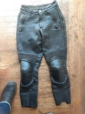 Size 6 Women's VANSON LEATHERS Pants ~ 26 X 27 Vtg Sportrider • $165