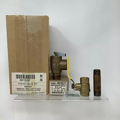 Conbraco 13-511-06 Bronze Ball Pipe Pop Safety Pressure Relief Steam Valve Kit • $22.49