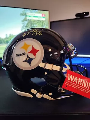 TJ Watt Autographed Pittsburgh Steelers Authentic Speed Helmet Beckett COA • $305