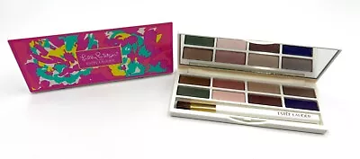 Lilly Pulitzer  Estee Lauder  Eyeshadow Palette & Brush~Hot Cinnamon/Smoky Ember • $11