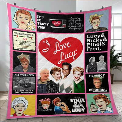 I Love Lucy Blanket I Love Lucy TV Series Quilt Blanket Ver3 • $99.95