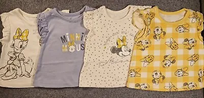 £2.90 • Buy Disney Baby Girl Minnie Mouse T-shirt Bundle 0-3 Months Daisy Spotted (D24) 