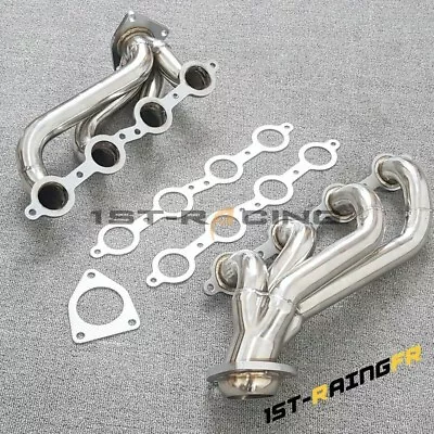 Exhaust Headers Manifold For 2002-2013 Cadillac Escalade/Hummer H2 5.3L 6.0 6.2L • $159.79