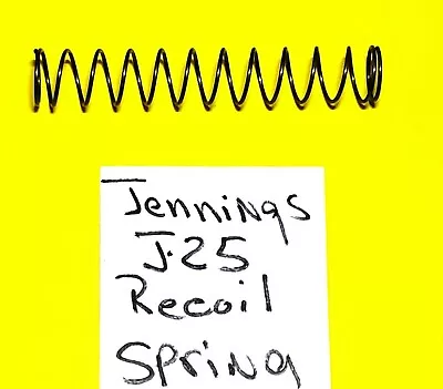 Jennings J 25 New Production Main Recoil Spring  • $22