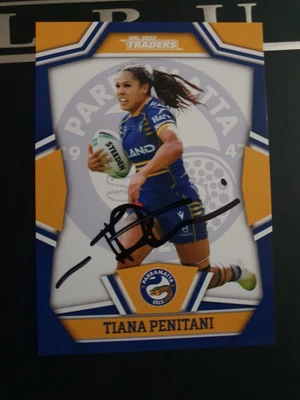 $20 • Buy 2023 Nrl Traders Wnrl Signed Parramatta Eels Tiana Penitani