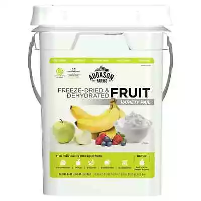 Survival Food Supply Kit Emergency Bucket 4 Gallon Fruit Rations Freeze Dried • $88.99