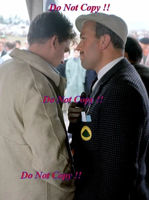 £3.20 • Buy Colin Chapman And Trevor Taylor Lotus F1 Portrait USA Grand Prix 1962 Photograph