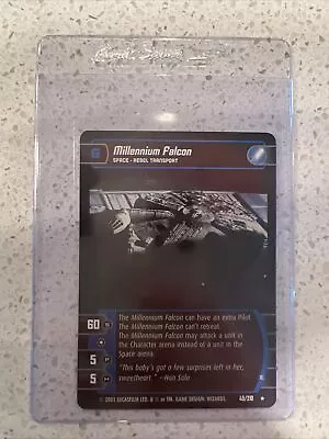 Millennium Falcon 45/210 Star Wars TCG 2003 GEM MINT Insanely Rare! • $12.50