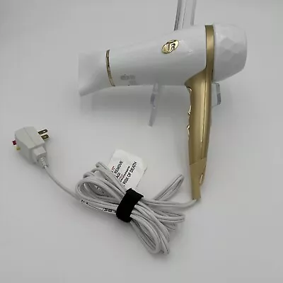 T3 Micro Featherweight Ionic Hair Blow Dryer White Model 73826 WORKS GREAT • $39.99