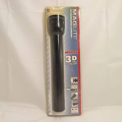 Maglite Torch Black  3-Cell D Flashlight S3D016 New. • £49.99