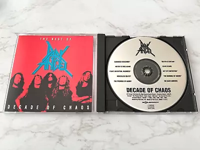 Dark Angel Decade Of Chaos The Best Of CD ORIGINAL 1992 Relativity Slayer OOP! • $49.99