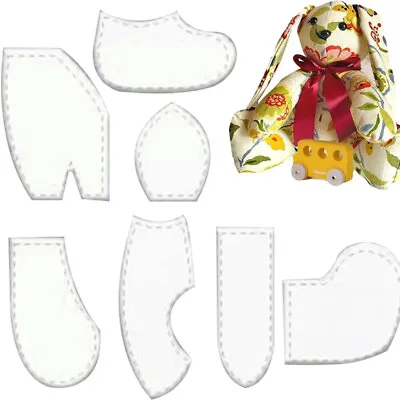Hand Rabbit Template Quilting Rulers Sewing Ruler Memory Bunny Template Set • £6.59