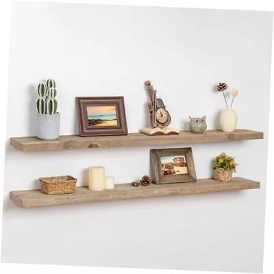 48 Inch Fireplace Mantel Shelf - 8 Inch Deep Rustic Solid 48'' Natural • $195.85
