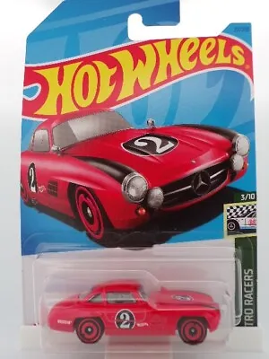 Hot Wheels ~ Mercedes-Benz 300 SL ~ Red ~ Gull Wing ~  1/64th Scale Diecast • $2.39