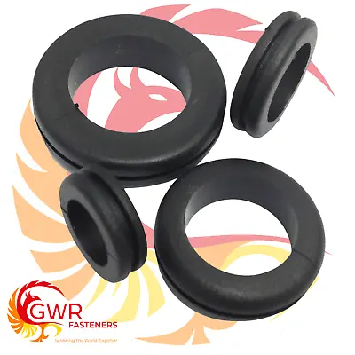 Wiring Grommets - Rubber Open Grommet - Cable Hole • £14.97