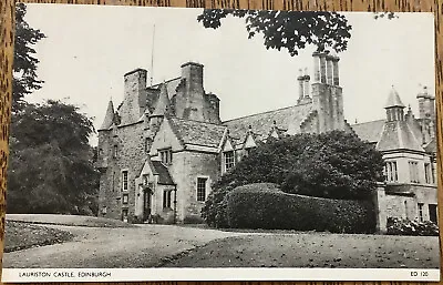 Lauriston Castle Edinburgh Cramond Jarrold Vintage Postcard • £1.99