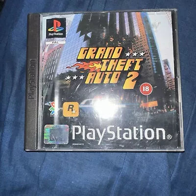 Grand Theft Auto 2 (GTA 2)  Playstation 1 PS1 With MAP And Manual Rockstar Games • $69.95