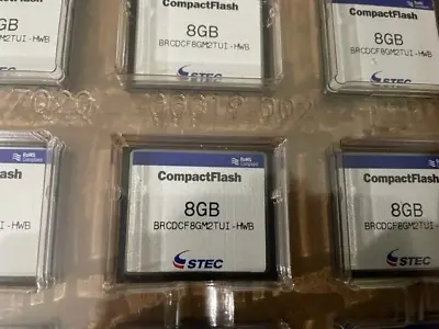 NEW STEC CompactFlash Card 8GB Compact Flash 8GB BRCDCF8GM2TUI-HWB • $19.90