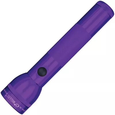 Mag-Lite Flashlight 2D Purple Aluminum Resists Water/Impact 10  Length USA-Made • $30.29