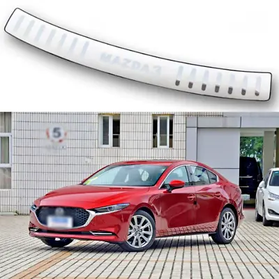 Rear Bumper Protector Scuff Cover For 2023 Mazda 3 Car Accessories Trim Sticker • $31.99