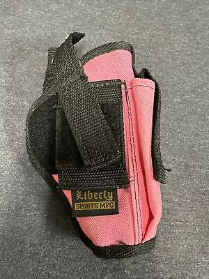 Pink Liberty MFG Sports Pistol/Gun Holster W/Metal Belt Clip Maglight Pouch • $22