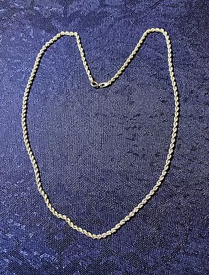 9ct Gold Rope Chain Necklace  • £90