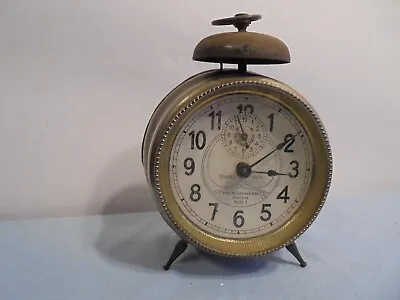 Antique Alarm Clock Junghans Back D =13 CM • $173.20
