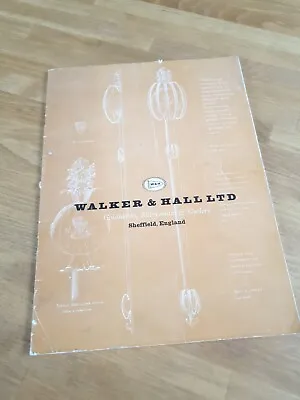 Vintage. Walker & Hall Sheffield Catalogue 1952.  Silver Gold And Cutlery.  • £22.80