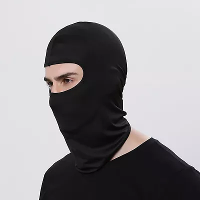 Balaclava Full Face Mask Men Women Cycling Ski Winter Warm Neck Black Motorbike  • £2.95