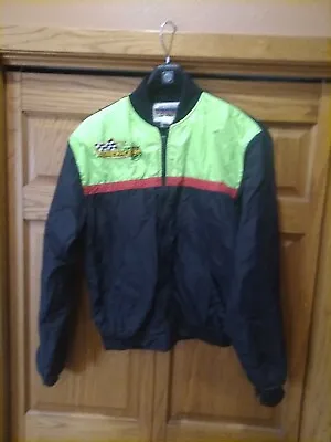 Team Arctic Cat Racing Arctic Wear Jacket Neon Green Size L Mens • $30