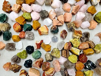 Colorful Tumbling Rocks Bulk Wholesale Natural Gemstones Aquarium Crystals • $14.50