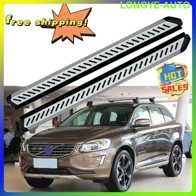 2PCS Side Steps Running Boards Fits For Volvo XC60 2013-2017 Side Nerf Bars • $329