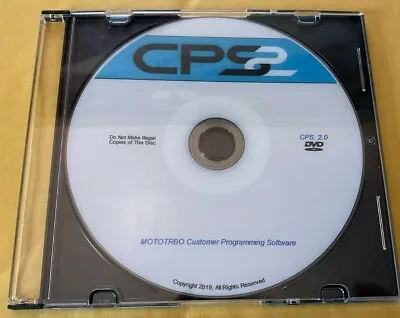 Mototrbo 2.0 SL300 XPR7550 XPR4550 XPR6550 CM200D CP200D DMR Programming CD • $45