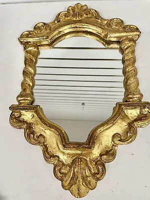 Vintage Gold Gilt Italian Victorian Style Mirror Wall Decor BLH • $50