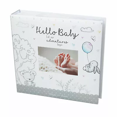 Photo Album For New Baby Unisex Deluxe Design - 200 4x6 Photo's UK Stock • £9.95