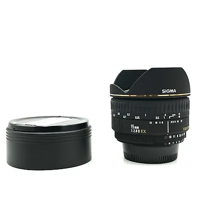 USED Sigma 15mm F/2.8 D EX Fisheye Lens (Nikon F Mount) • $199