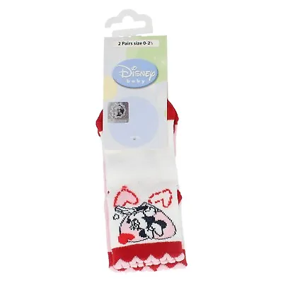 PACK OF 2  Disney Baby Minnie Mouse Socks • £2.99