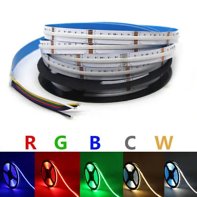 5in1 RGB+CCT COB LED Strip Light 840led/m RGBW RGB CCT Flexible Party TV Lamp • $37.57